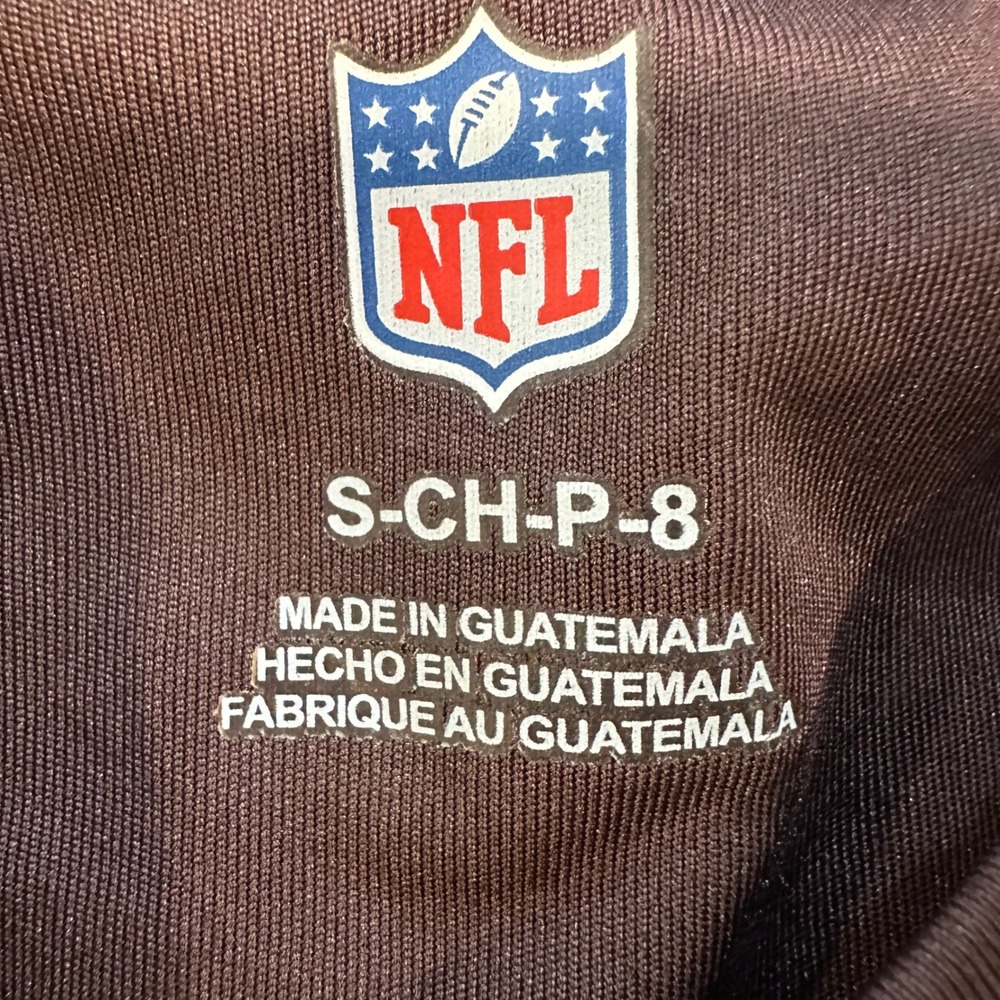 NFL Cleveland Browns Shirt Kids Brown Helmet Graphic DRI TEK Small 8 - Picture 4 of 7